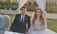 دعاء عبد السلام تهنئ “مايزين و أحمد” بمناسبة حفل زفافهما