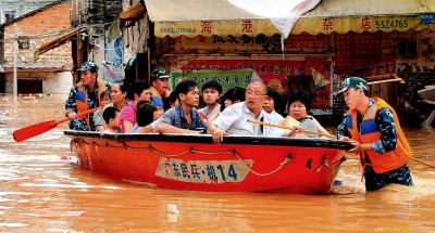 الفيضانات تغمر أكبر بحيرة للمياه العذبة في الصين
