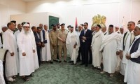 وفد من المجلس الأعلى لمشائخ وأعيان ليبيا يلتقي السيسي في القاهرة