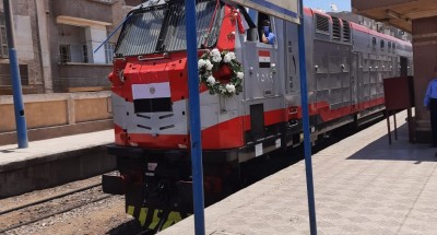 وزير النقل يشهد الانطلاقة الجديدة لقطارات السكك الحديدية عالية المستوى (صور)