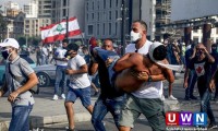 انفجار بيروت: مظاهرات حاشدة والجيش اللبناني يطرد محتجين اقتحموا مقر وزارة الخارجية