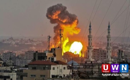 قصف إسرائيلي على قطاع غزة رداً على إطلاق بالونات حارقة