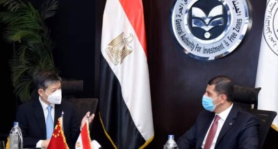 “رئيس هيئة الاستثمار” يبحث تيسير إجراءات جذب الاستثمارات الصينية الجديدة إلى مصر