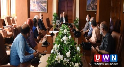 محافظ بورسعيد يلتقي وفد هيئة الخدمات الحكومية