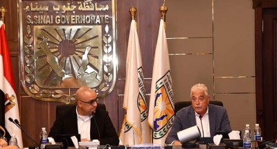 “وزير الإسكان” و”محافظ جنوب سيناء” يتابعان المشروعات المشتركة بالمحافظة