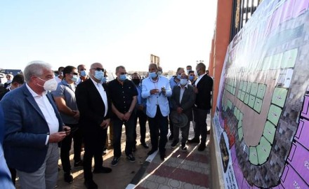“وزير الإسكان” و”محافظ جنوب سيناء” يتفقدان “سوق بدر” الحضارية