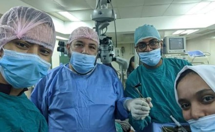 مستشفى سوهاج الجامعي تنجح في استخراج “فرامل دراجة” من عين طفل وتحميه من فقدان البصر
