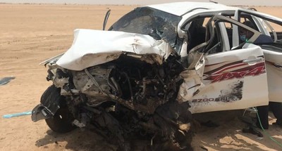 إصابة 10 أشخاص إثر حادثي سير في المنيا