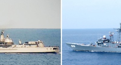 القوات البحرية المصرية والفرنسية تنفذان تدريبًا بالبحر المتوسط