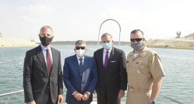 الفريق” أسامة ربيع” يلتقي وكيل وزارة البحرية الأمريكية على رأس وفد أمريكي رفيع المستوى