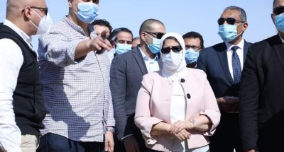 “وزيرة الصحة” تتفقد أعمال الإنشاء بوحدة طب أسرة أبو زنيمة الجديدة