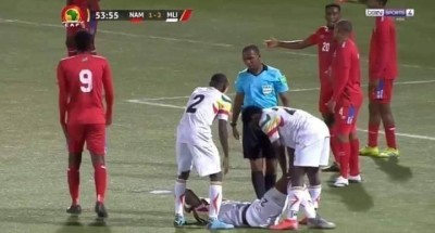 عاجل .. “ديانج” يتعرض للإصابة في مباراة “نامبيا”