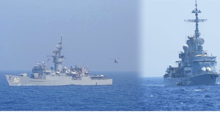 القوات البحرية المصرية واليونانية تنفذان تدريباً بحرياً عابرا ببحر إيجه