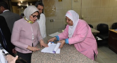 “وزيرة الصحة” تتفقد مركز طب أسرة الروضة بمحافظة شمال سيناء