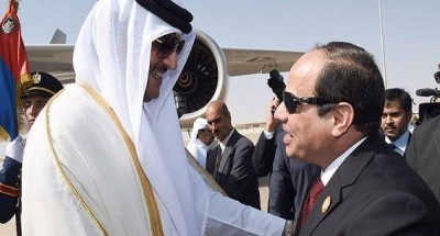 “مصر” تأمل بالوصول إلى حل شامل لانهاء ازمتها مع “قطر”