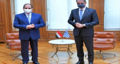 وزير الخارجية اليوناني يشيد بالنتائج الإيجابية لزيارة الرئيس السيسي