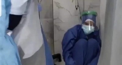 فيديو “وفاة مصابي كورونا” بسبب نقص الأكسجين بمستشفى الحسينية غير صحيح