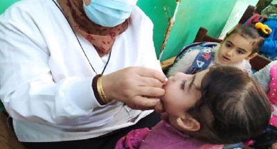 الصحة تقرر مد العمل في حملة التطعيم ضد شلل الأطفال لـ 2 أبريل