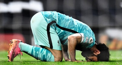 هدافي الدوري الإنجليزي بعد هدف محمد صلاح في مرمي مانشستر يونايتد اليوم 
