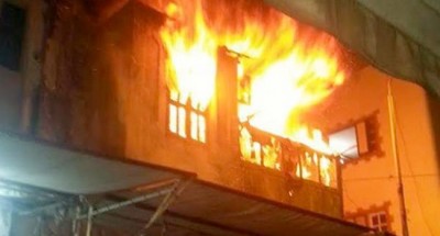 السيطرة على حريق شقة سكنية بأكتوبر و إنقاذ شاب