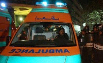 إصابة سيدتين إثر سقوط بلكونة بتقسيم 4 فى مدينة كفر الشيخ