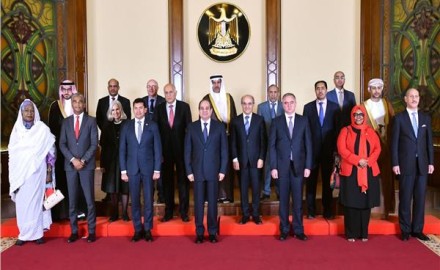 الرئيس السيسي يلتقي وزراء الشباب والرياضة العرب