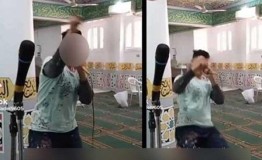 شاب يرقص على أغاني شعبية داخل مسجد.. والأجهزة الأمنية تتحرك (فيديو)