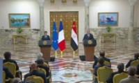 اتفاق مصري فرنسي على أهمية حل الدولتين وبذل مزيد من الجهود لاحتواء الأزمة في غزة