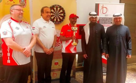 البحريني باسم محمود بطل كأس العرب في الدارتس