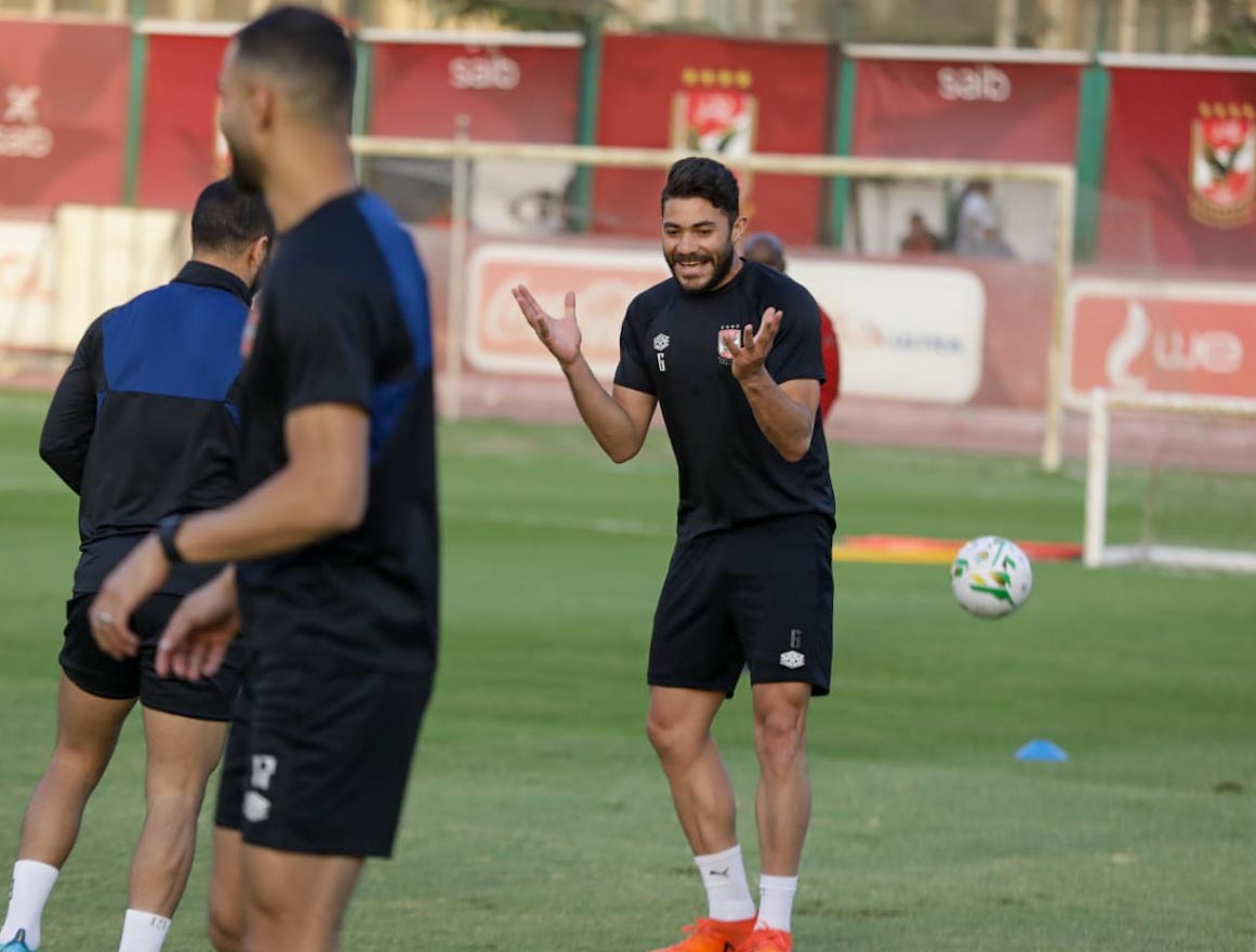 أبطال أفريقيا|ياسر إبراهيم يتعافى من الإصابة ويشارك في التدريبات