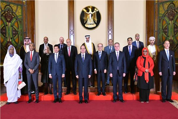 الرئيس السيسي يلتقي وزراء الشباب والرياضة العرب